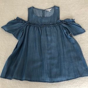 Lauren Conrad Denim look (tencel) top size M